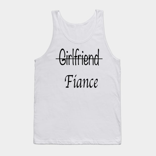 Girlfriend fiance Tank Top by Sindibad_Shop